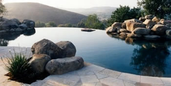 pool with vanishing edge